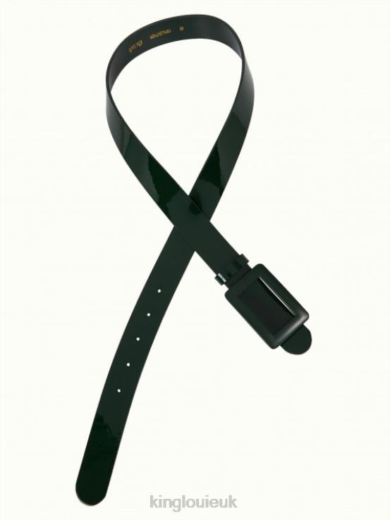 Accessory GB King Louie Women Patent Belt Sycamore Green 2JFL6201