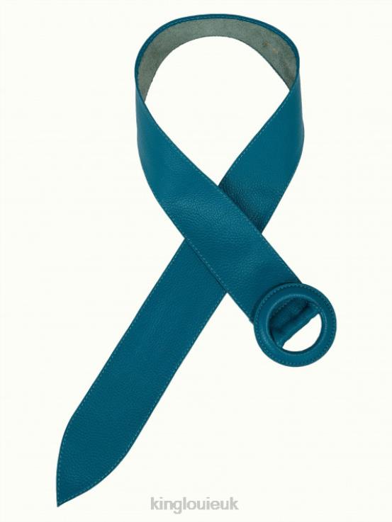 Accessory GB King Louie Women Wide Belt Lapis Blue 2JFL6199
