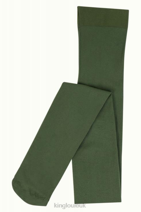 Accessories GB King Louie Women Tights Solid Thyme Green 2JFL6194