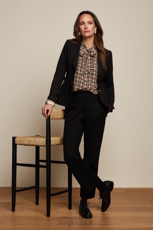 Apparel GB King Louie Women Bibi Blazer Uni Rodeo Black 2JFL6181