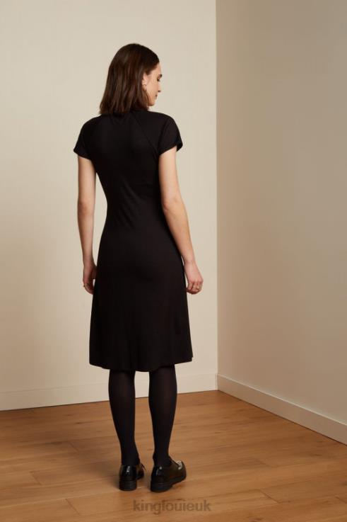 Apparel GB King Louie Women Cross Dress Ecovero Classic Black 2JFL632