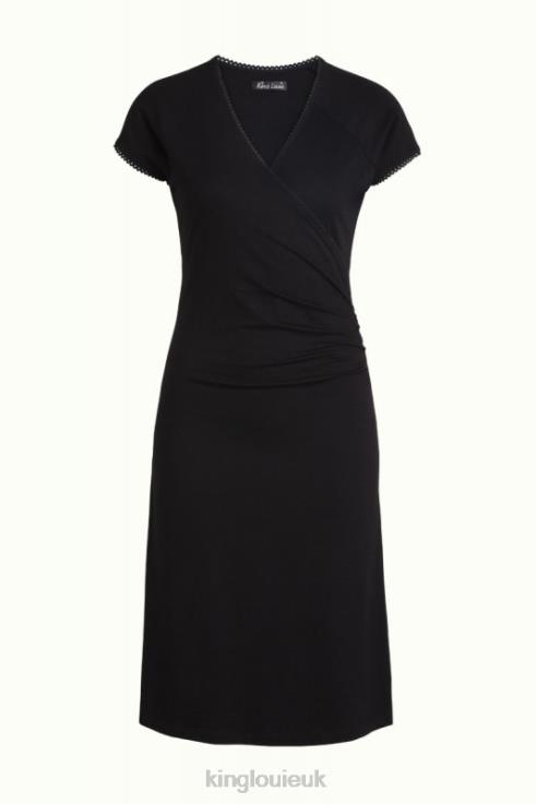 Apparel GB King Louie Women Cross Dress Ecovero Classic Black 2JFL632
