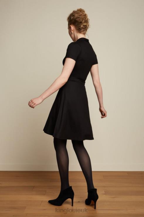 Apparel GB King Louie Women Emmy Dress Ecovero Classic Black 2JFL631