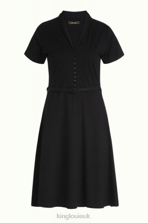 Apparel GB King Louie Women Emmy Dress Ecovero Classic Black 2JFL631