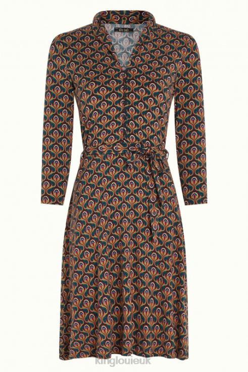 Apparel GB King Louie Women Emmy Dress Jubilee Dragonfly Green 2JFL628