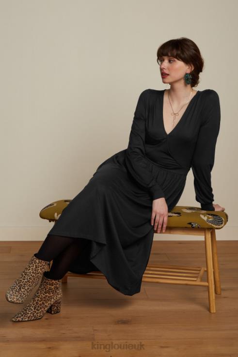 Apparel GB King Louie Women Loretta Dress Ecovero Classic Black 2JFL62