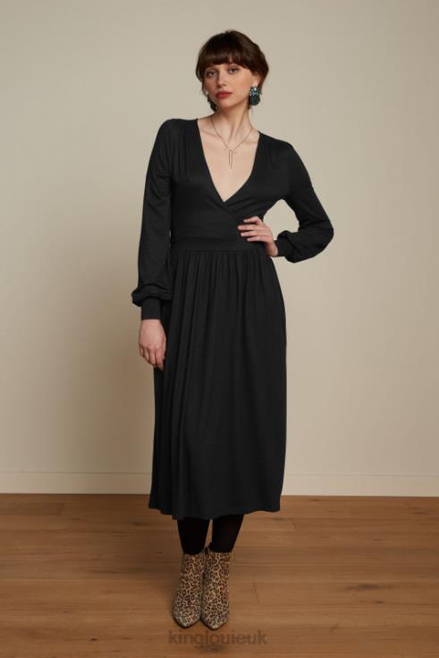 Apparel GB King Louie Women Loretta Dress Ecovero Classic Black 2JFL62