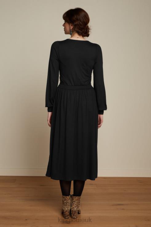 Apparel GB King Louie Women Loretta Dress Ecovero Classic Black 2JFL62