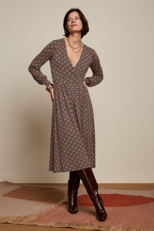 Apparel GB King Louie Women Loretta Dress Jubilee Dragonfly Green 2JFL627