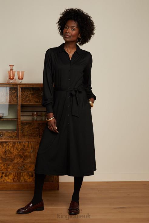 Apparel GB King Louie Women Maisie Dress Ecovero Classic Black 2JFL63