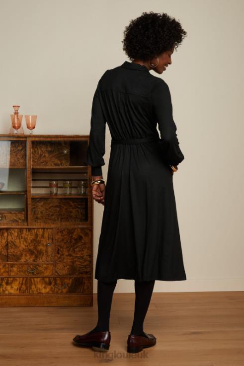 Apparel GB King Louie Women Maisie Dress Ecovero Classic Black 2JFL63