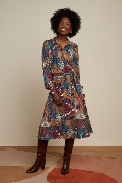 Apparel GB King Louie Women Maisie Dress Nightingale Blue 2JFL611