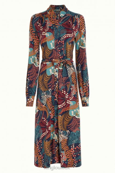 Apparel GB King Louie Women Maisie Dress Nightingale Blue 2JFL611