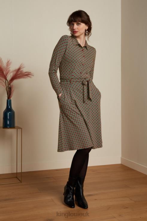 Apparel GB King Louie Women Sheeva Dress Dusty Cabernet Red 2JFL622
