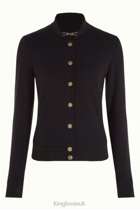 Apparel GB King Louie Women Cleo Jacket Milano Uni Black 2JFL6177