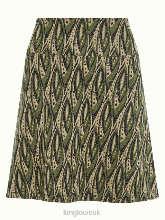 Apparel GB King Louie Women Border Skirt Victory Blue 2JFL6150