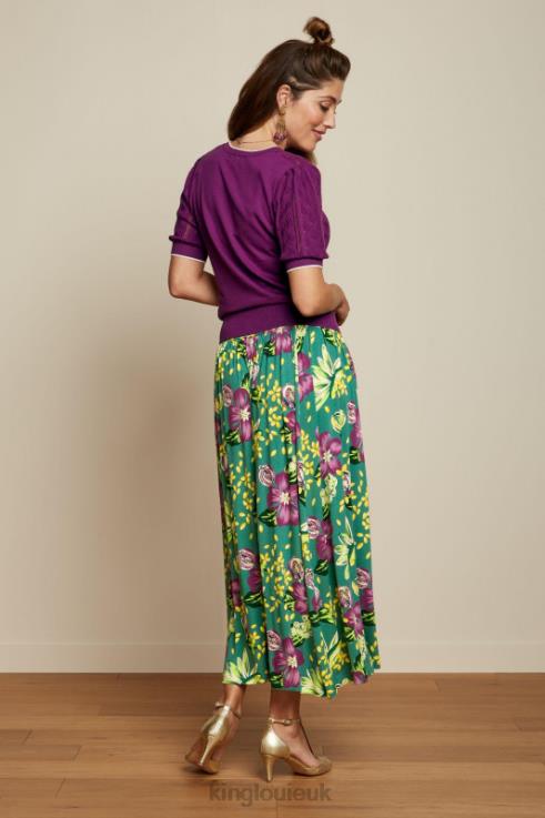 Apparel GB King Louie Women Agnes Puff Top Herrero Sparkling Purple 2JFL6101