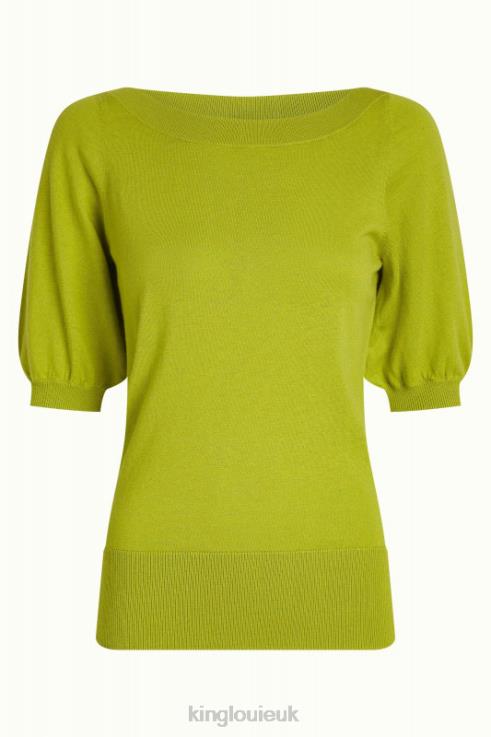 Apparel GB King Louie Women Ivy Top Cocoon Citronelle Yellow 2JFL691