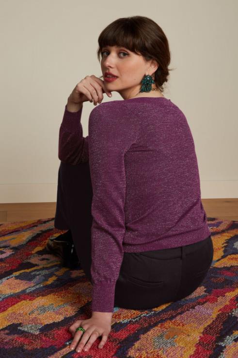 Apparel GB King Louie Women Ivy Top Lapis Caspia Purple 2JFL672