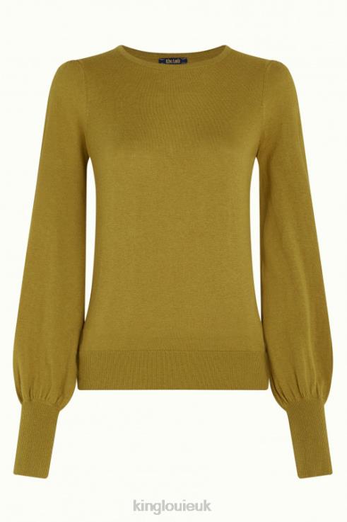 Apparel GB King Louie Women Maya Top Cocoon Curry Yellow 2JFL673