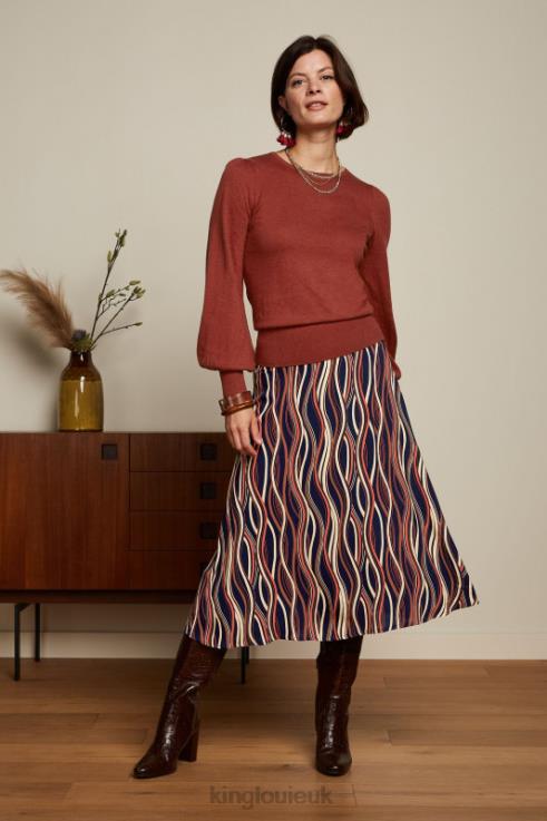 Apparel GB King Louie Women Maya Top Cocoon Patina Brown 2JFL676