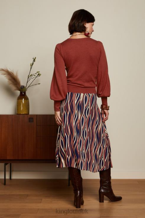 Apparel GB King Louie Women Maya Top Cocoon Patina Brown 2JFL676