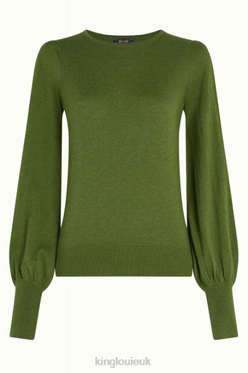 Apparel GB King Louie Women Maya Top Cocoon Posey Green 2JFL675