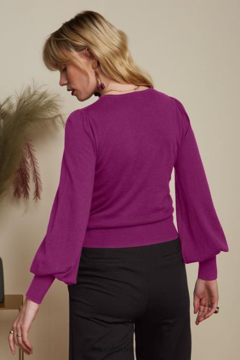 Apparel GB King Louie Women Maya Top Cocoon Vivid Purple 2JFL679