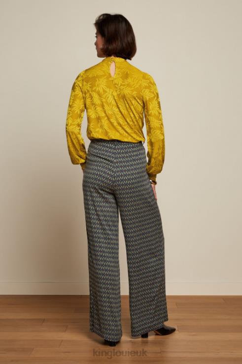 Apparel GB King Louie Women Phoebe Top Pop-Up Curry Yellow 2JFL642