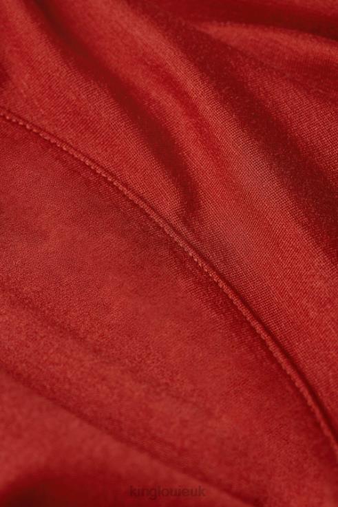 Apparel GB King Louie Women Sarah Top Ecovero light Sienna Red 2JFL6109